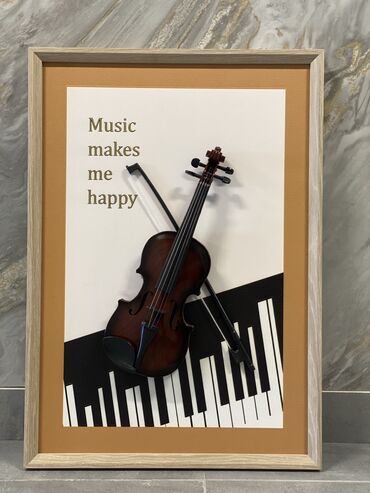 Şəkillər, tablolar: Mini skripkalı tablo hədiyyə üçün ideal seçimdir. 50x70 ölçüsündədir -da lalafo.az — 6 Şəkillər, tablolar: Mini skripkalı tablo hədiyyə üçün ideal seçimdir. 50x70 ölçüsündədir — 6