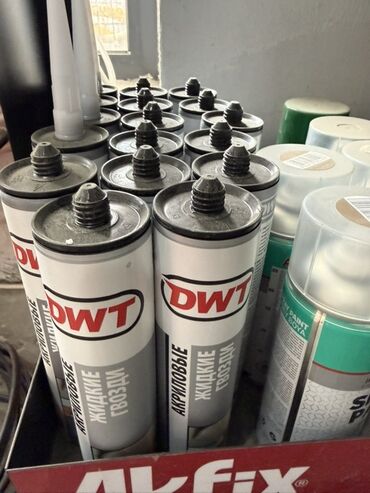 клеевый пистолет: Картриджи DWT «Жидкие гвозди» на акриловой основе. - Тип: акриловый