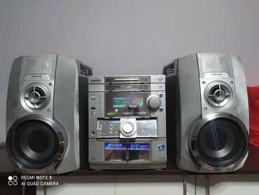 центральная колонка для домашнего кинотеатра: Продаю недорого мощный SAMSUNG Twin Woofer музыкальный центр есть AUX