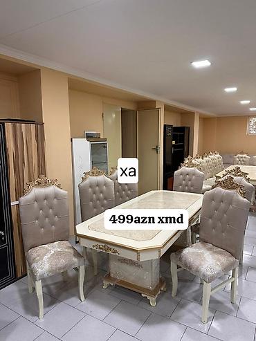 stol ayaqları: Klassik üslubda mətbəx/yemək masa dəsti. Dəstə 1 ədəd düzbucaqlı masa — 1
