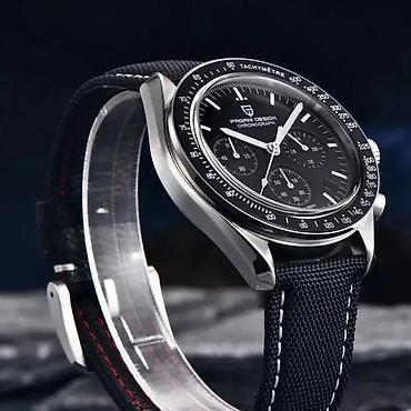 Ručni satovi: PAGANI DESIGN PD-1701 -Crni- Omega Speedmaster Moonwatch Potpuno nov — 2