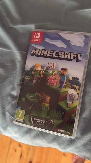 бу машинка стиральная: Nintendo Switch üçün Minecraft oyunu. Bu oyun, müxtəlif bloklardan