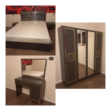 dolab sifarisi: Двуспальная кровать, Шкаф, Комод, 2 тумбы, Россия, Новый