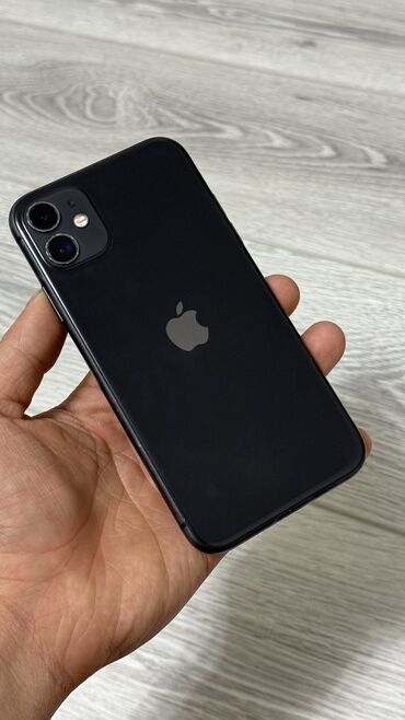 Apple iPhone: IPhone 11, Б/у, 64 ГБ, Jet Black, 75 %