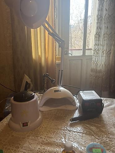 Manikür, pedikür aparatları: Manikür üçün peşəkar set Tərkib: - SUNUV SUN5 Plus UV/LED lampa — 9