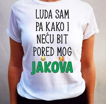 Majice kratkih rukava: Izrada majci po vašoj želji
S.m.l.xl.xxl 2000din
Boja: Bele i Crne — 4