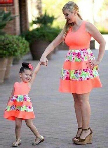 Haljine: Haljine za mame i devojcice - rade se u velicinama od 1 do 12, i za — 18