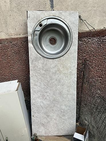 silver kitchen: Кухонные модули с мойкой (набор) Состав: - Столешница с врезной — 1