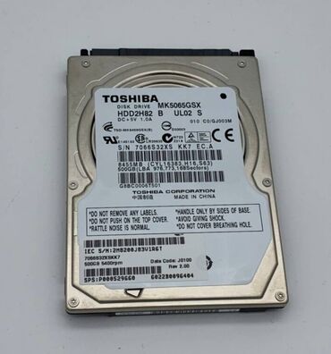 Kompüter ehtiyyat hissələri: Sərt disk (HDD) Toshiba