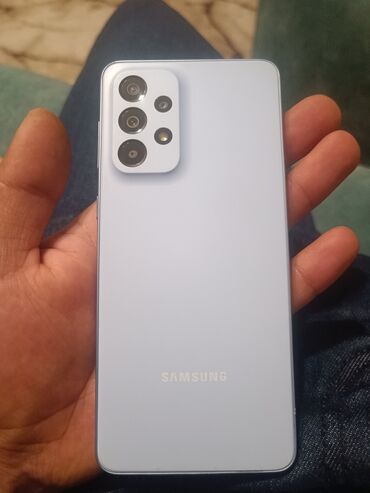 galaxy tab s: Samsung Galaxy A33 5G, 128 GB, rəng - Bənövşəyi, Sensor, Barmaq izi, İki sim kartlı