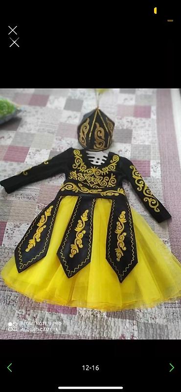 кыргыз кийими: Бий көйнөгү, түсү - Кызыл — 3