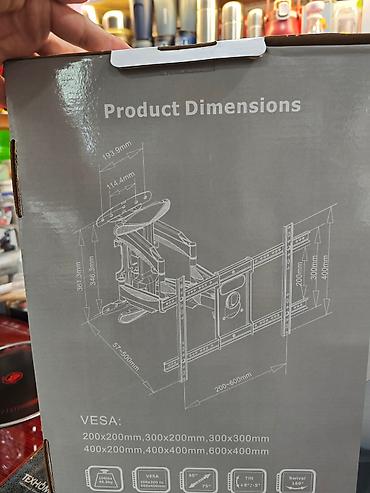 Кронштейны: Кронштейн для телевизора 40-75 Размер телевизора от 40-75 дьюмов Для — 5