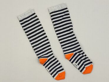 skarpety w krate: Knee-socks, 22–24, condition - Good