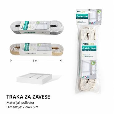 KMT traka za zavese 2208282 Traka za zavese namenjena za ručne