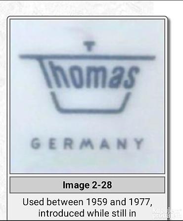 autima: Tacne za poslastice 1959 do 1977god. Thomas porcelan Nemacka — 9