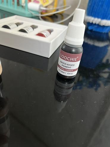 химия для краски: Hmmd Pigment Dark Umber — тёмный умбра, вода-основа, объём 10 мл — 9
