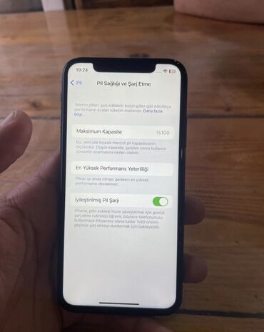 ayfon 11 pro max qiymeti: IPhone X, 64 GB, Qara