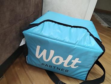 ENDİRİM VAR!!!Wolt Partner termo çatdırılma çantası - Rəng: açıq
