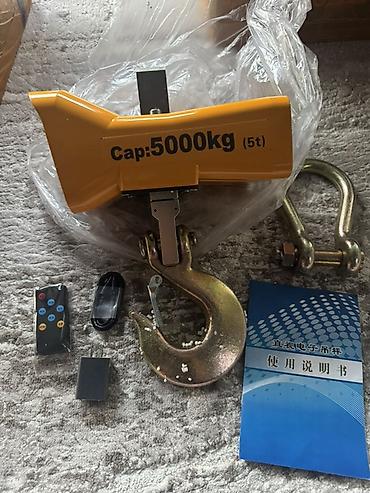 Электронные крановые весы (безмен) с крюком, грузоподъёмность 5000 кг