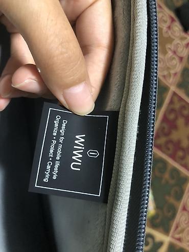 camera bag: Сумка-чехол для ноутбука WiWU (серый) - Бренд: WiWU (ярлык на — 3