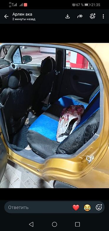 арзан матиз 1: Daewoo Matiz: 1995 г., 0.8 л, Кол менен иштөөчү, Бензин, Хетчбек — 8