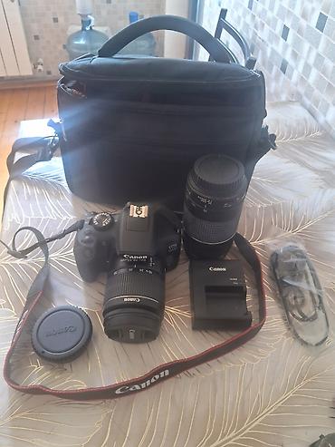 Техника и электроника: Canon EOS 13000D fotoaparat dəsti Komplekt: - Canon EOS 1300D DSLR — 2