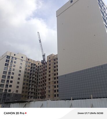 ск бишкек курулуш: Строится, Элитка, 2 комнаты, 68 м²