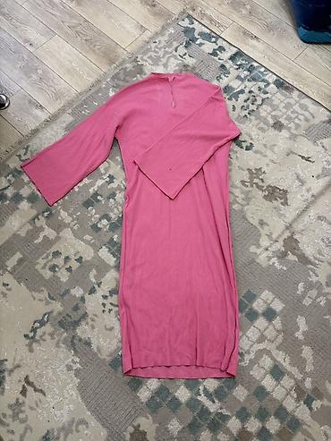 Повседневные платья: Женские длинные платья и накидка-абайя (набор) 1) Черная — 37