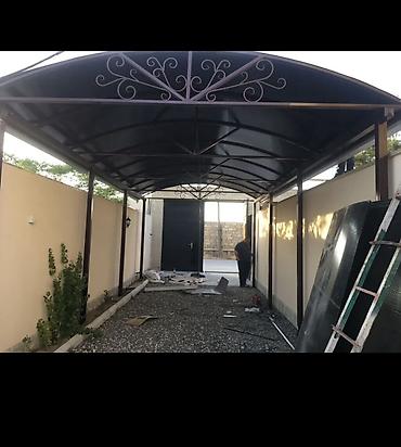 saat divar: Polikarbonat naves və çardaq işləri 🏠 Həyətyanı sahə, avtomobil — 10