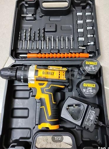 DEWALT 18V simsiz vurma funksiyalı akkumlyatorlu matkap/şurup sıxan