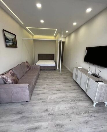 Посуточная аренда квартир: 1 комната, Душевая кабина, Постельное белье, Кондиционер — 1