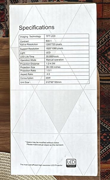 boks tv: Yeni Proyektor — 1