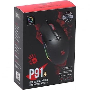 bloody a90: Игровая мышь Bloody P91s - RGB‑подсветка (16,8 млн цветов) - — 1