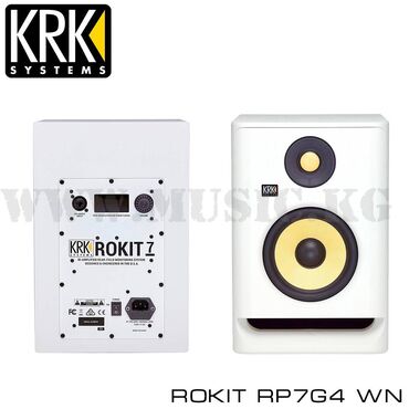 naushniki marshall eq: Студийные мониторы KRK Rokit RP7G4 White Noise (пара) Активный