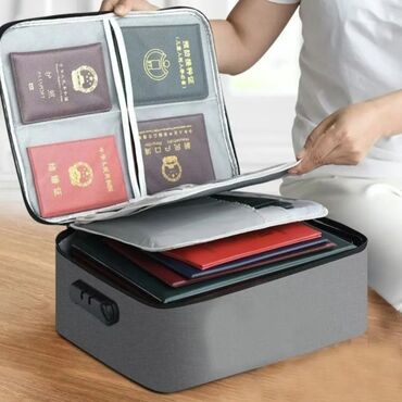 портфель для документов: Органайзер - сейф для документов - Компактная сумка - кейс для