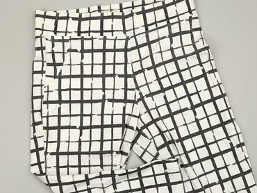 spódnice w kratę czarno biała: Spodnie 3/4 Damskie, M, stan - Dobry
