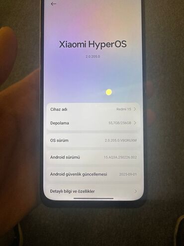 Redmi: Xiaomi Redmi 15 – 256 GB yaddaşlı smartfon - Rəng: qızılı (arxa — 2