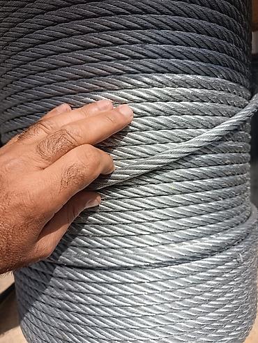 Metal troslar: Polad tros (polad tel kəndir) – bobinlərlə Məhsul təsviri: - Yüksək — 8