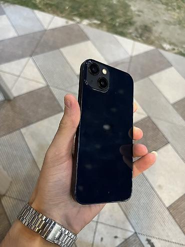barter telfon: IPhone 13, 128 GB, Midnight, Zəmanət, Face ID, Sənədlərlə — 1
