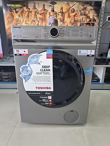 ipone 7 plus: Paltaryuyan maşın Toshiba, 7 kq, Yeni, Avtomat, Qurutmasız, Kredit yoxdur, Ödənişli çatdırılma — 1