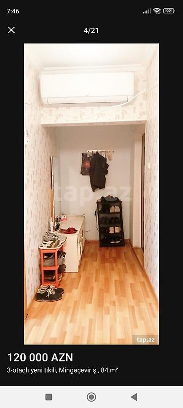 salyanda evler: Mingəçevir şəhərində 3 otaqlı yeni tikili mənzil – 84 m² 5 mərtəbəli — 2