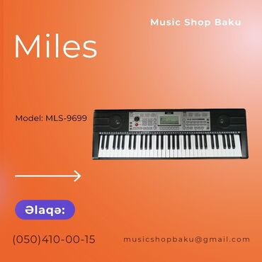 сигвей в баку: Miles sintezator Model: MLS-9699 🚚Çatdırılma xidməti mövcuddur