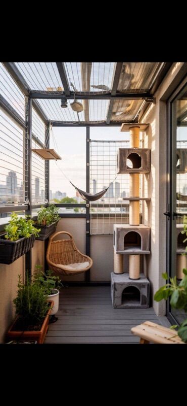 Yuvalar: Məhsul: Pişiklər üçün çoxfunksiyalı evlər və mebel - Daxili pişik — 7