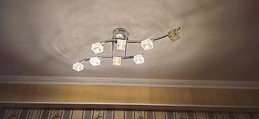 cilciraq: Çılçıraq, 6 lampa, Xrustal — 3