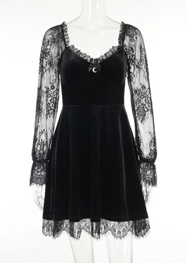 Kokteyl donlar: Amazon gothic dress ölçü XL (M və L geyinənə də uyğun olar məncə) — 3