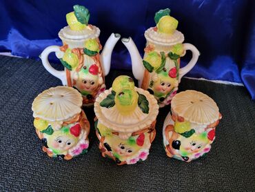 Ostalo posuđe: Komplet vintaz za zacine,petodelni. Kompleti za na sto,kupovani i — 7