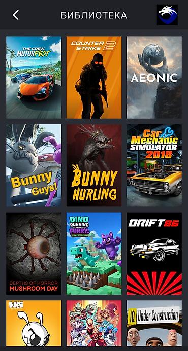 simulator: Steam hesabı satılır. Hesabda Counter-Strike 2, The Crew Motorfest — 1