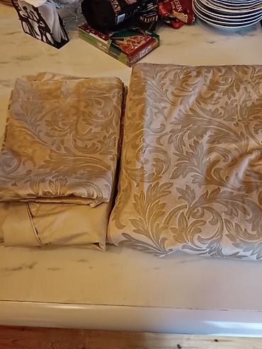 pastel dəstləri: LUXURY “L” brend yataq dəsti - Material: Yüksək keyfiyyətli satən — 2
