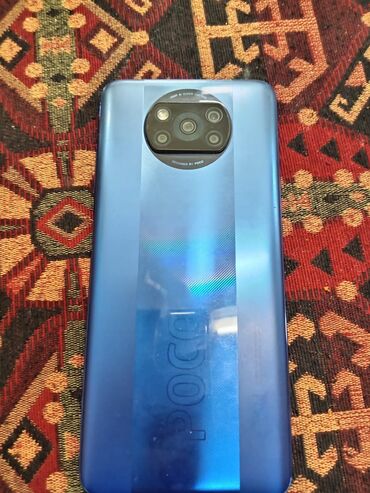 Poco: Poco X3 Pro, 256 GB, rəng - Göy, Sensor, Barmaq izi, Simsiz şarj