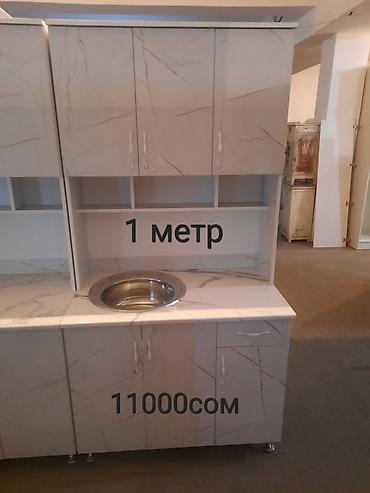 silver kitchen: Кухонный шкаф, Новый, Напольный, Без мойки, ЛДСП — 5
